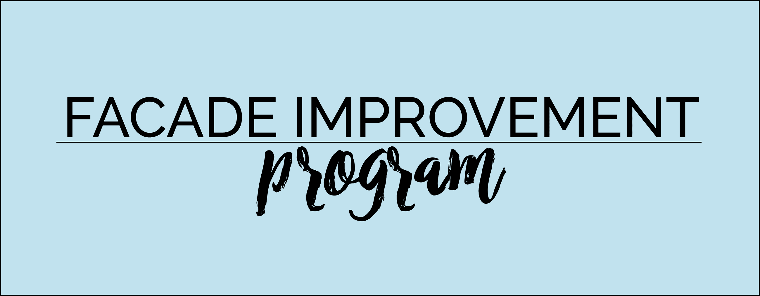 Facade Improvement Program Logo